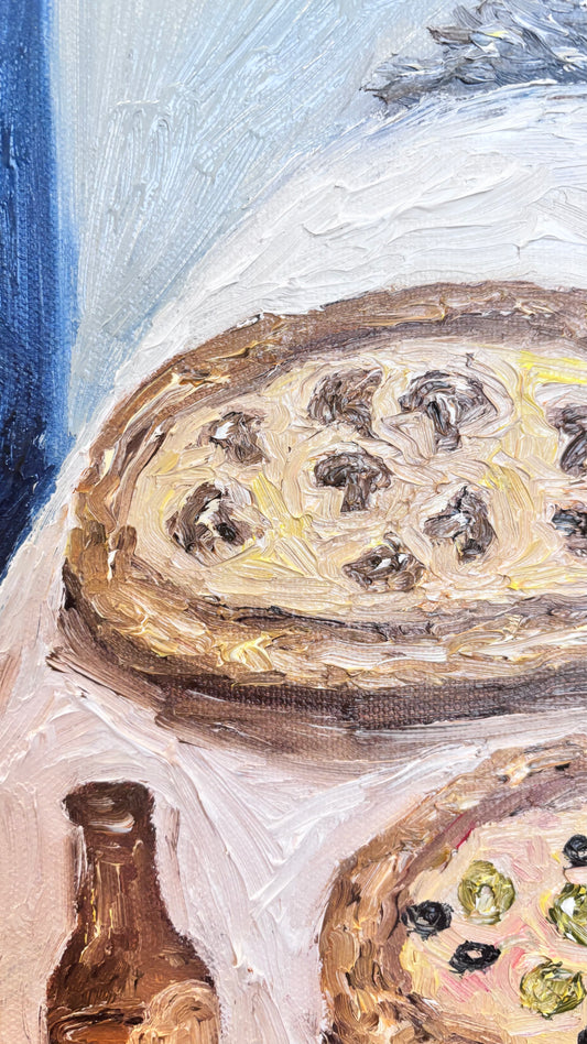 Dinner for One no. 14: Jalapeño & Mushroom Pizza