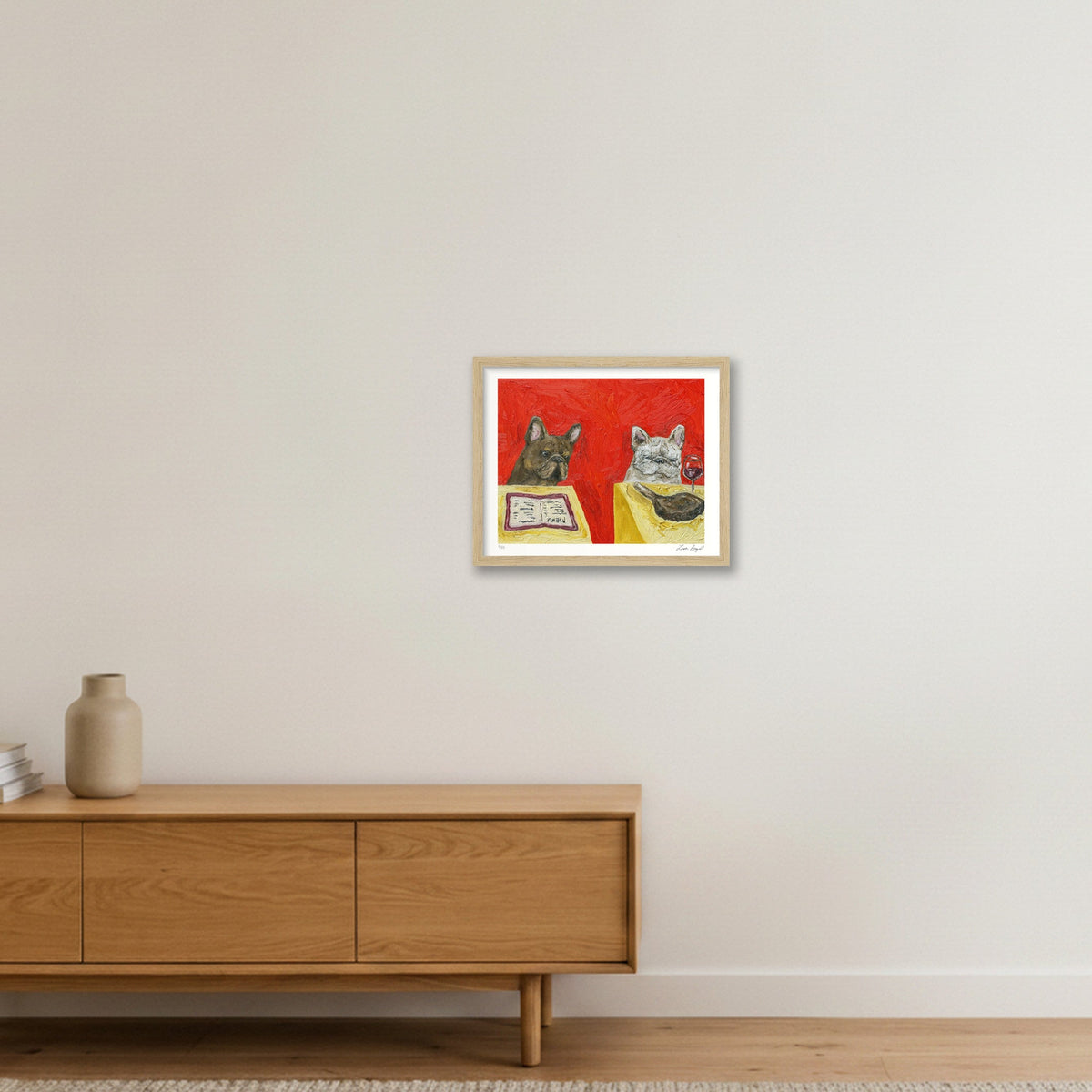 I'll Have What She's Having — 35×28cm, 14×11" Oak Frame