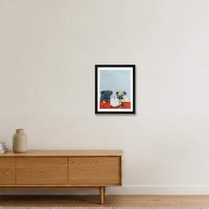 Birthday Blues — 28×35cm, 11×14" Black Frame