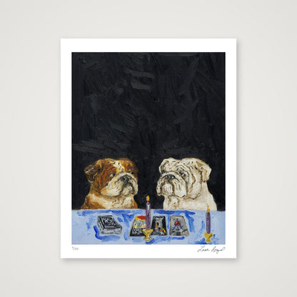 A Ruff Reading — 40×50cm, 16×20" Print only