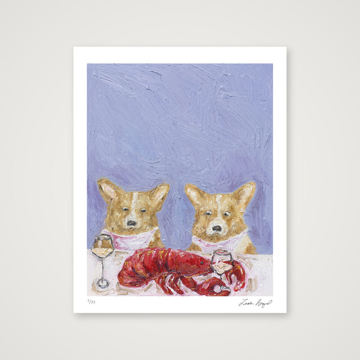 Lobster Season — 28×35cm, 11×14" Print only