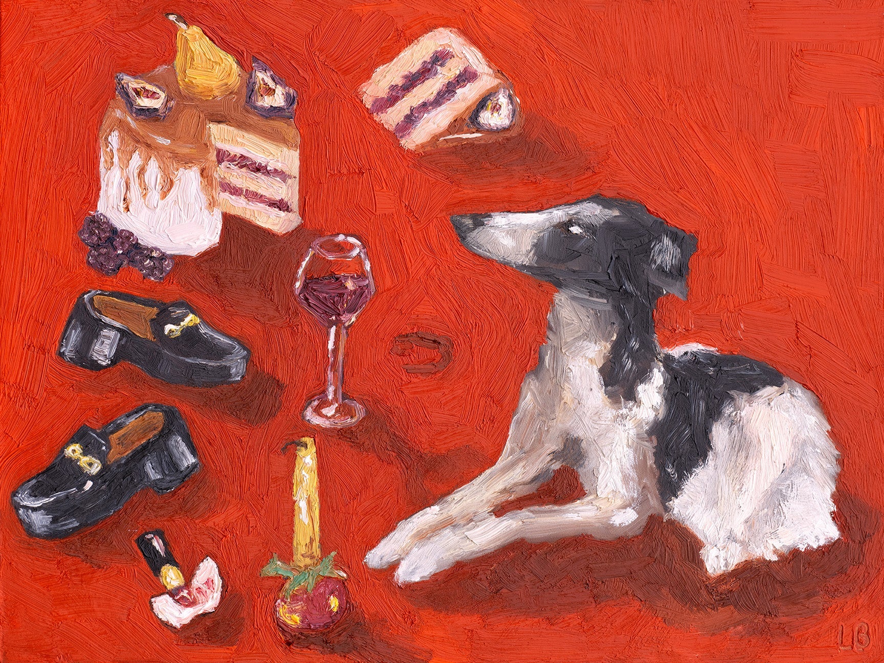 A Girl and Her Dog - Leah Boyd