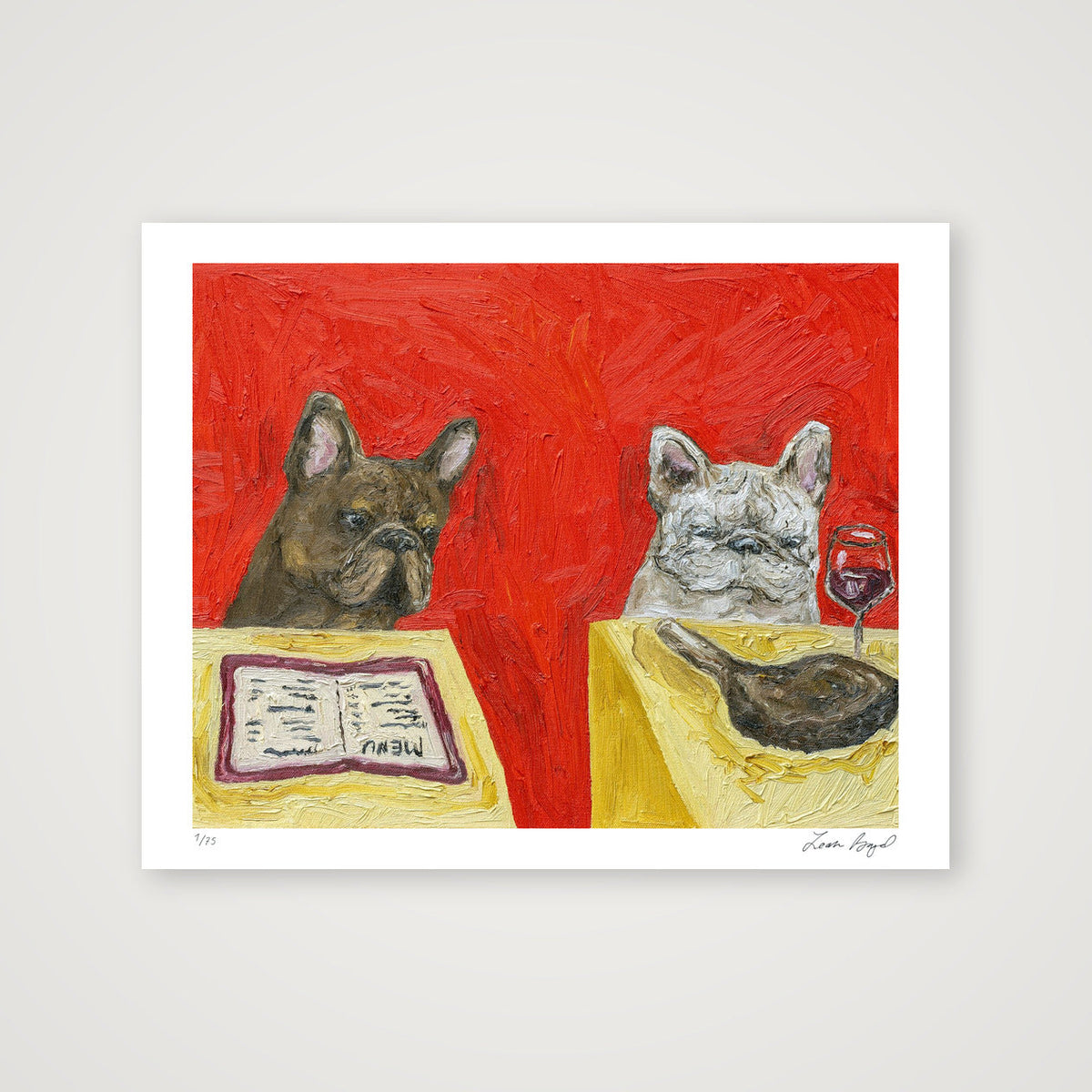 I'll Have What She's Having — 35×28cm, 14×11" Print only