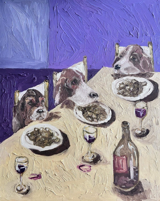 Basset Hounds & Artichokes - Leah Boyd