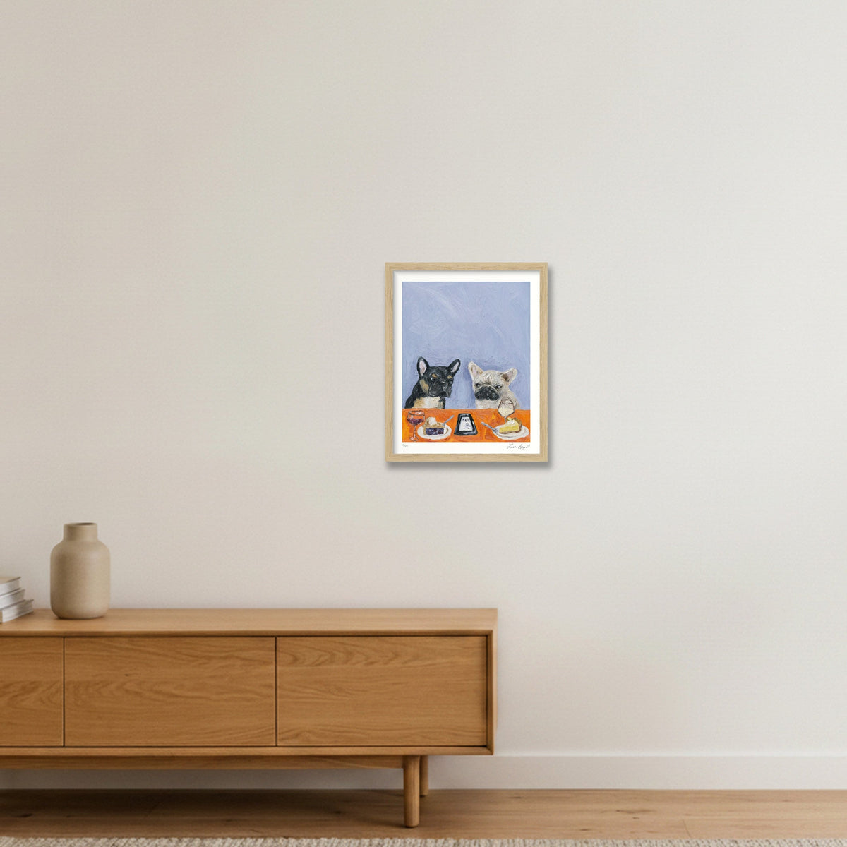 Going Dutch — 28×35cm, 11×14" Oak Frame
