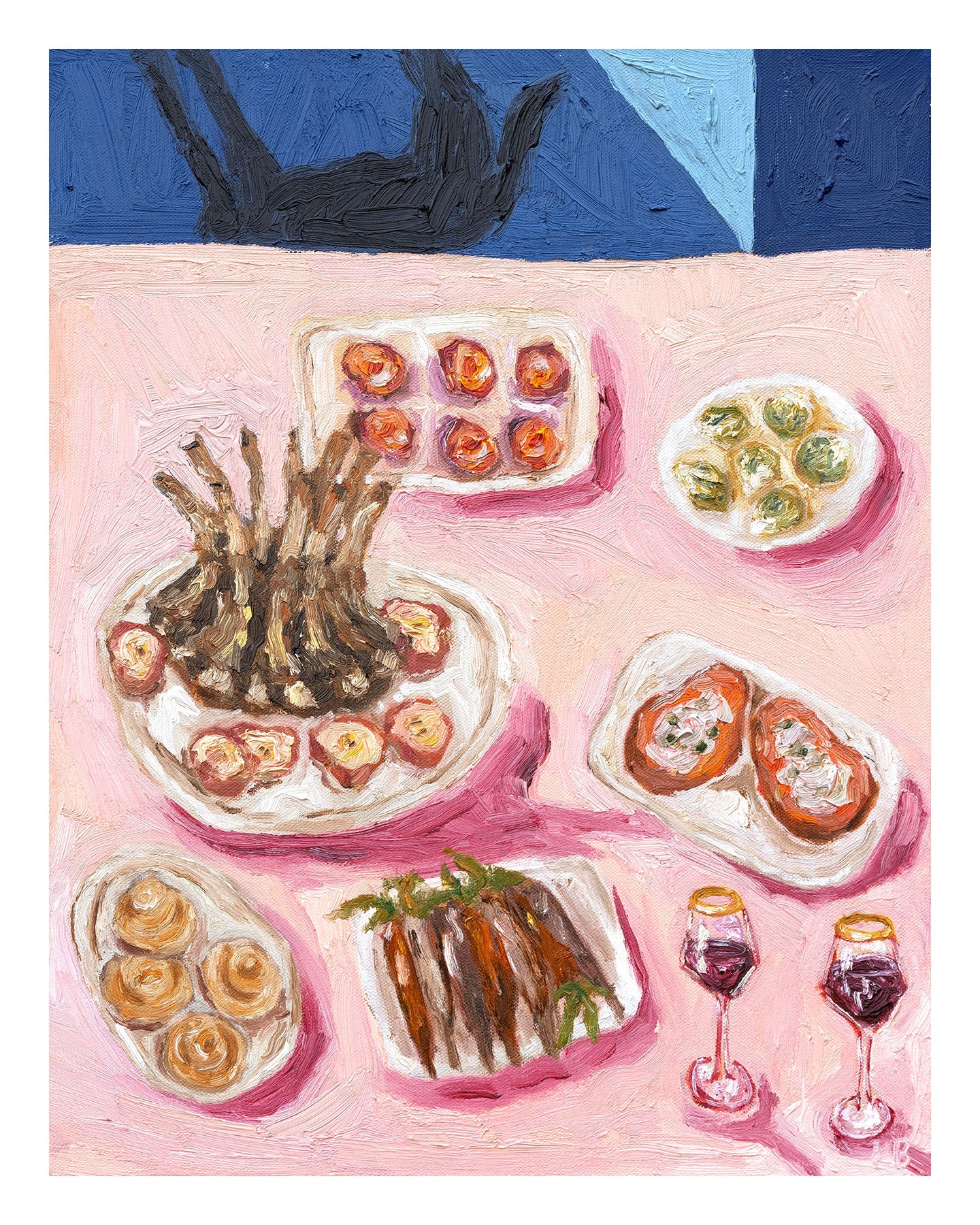 Dinner for One no. 11: Unattended Christmas Feast - Leah Boyd