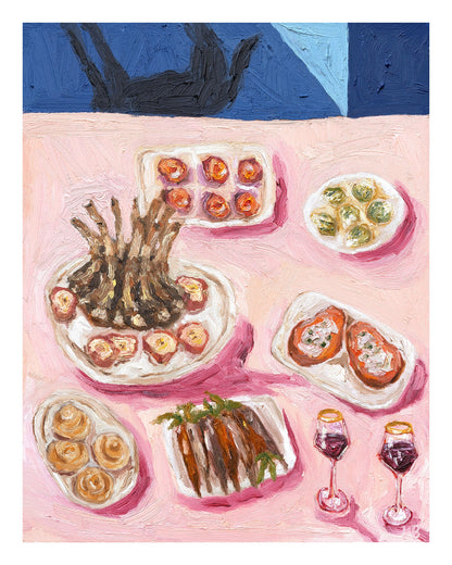 Dinner for One no. 11: Unattended Christmas Feast - Leah Boyd