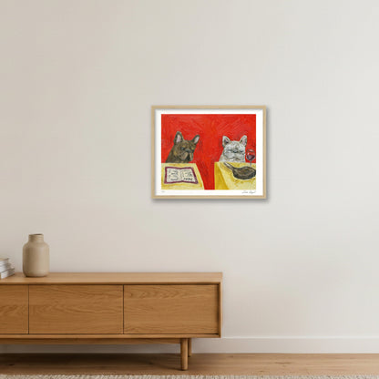 I'll Have What She's Having — 50×40cm, 20×16" Oak Frame