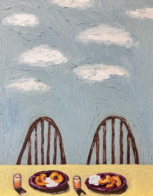 Peaches & Cottage Cheese - Leah Boyd